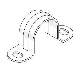 Galv Strap Saddle
